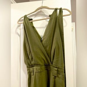 Green jumpsuit